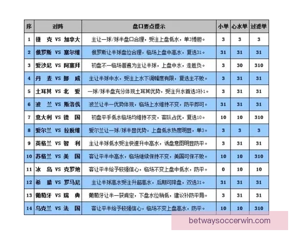 世界杯赛事胜负竞猜策略解析与投注技巧全面指南